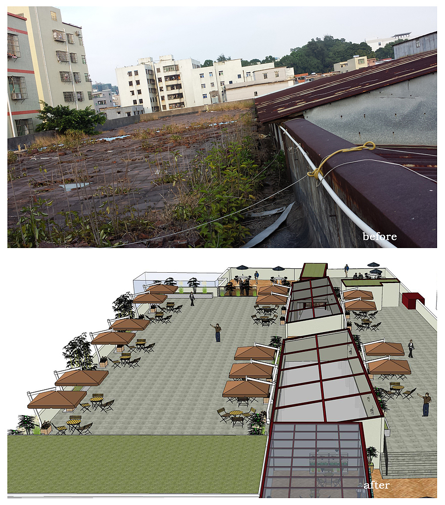 空间印象旧改案例：珠海三灶社区市场“睦邻中心”改造（图ZMjU0MzcwMzY=） - 建筑设计 - 站酷设计师空间印象商业设计原创素材 - 站酷ZCOOL