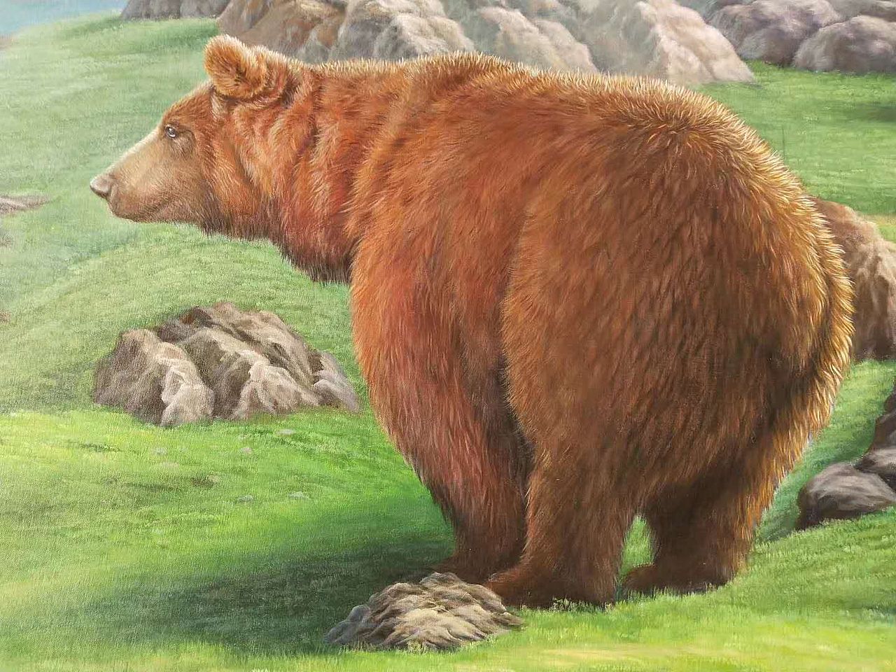 动物3d立体墙绘