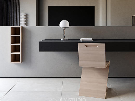 暖意---CR渲染·客厅餐厅