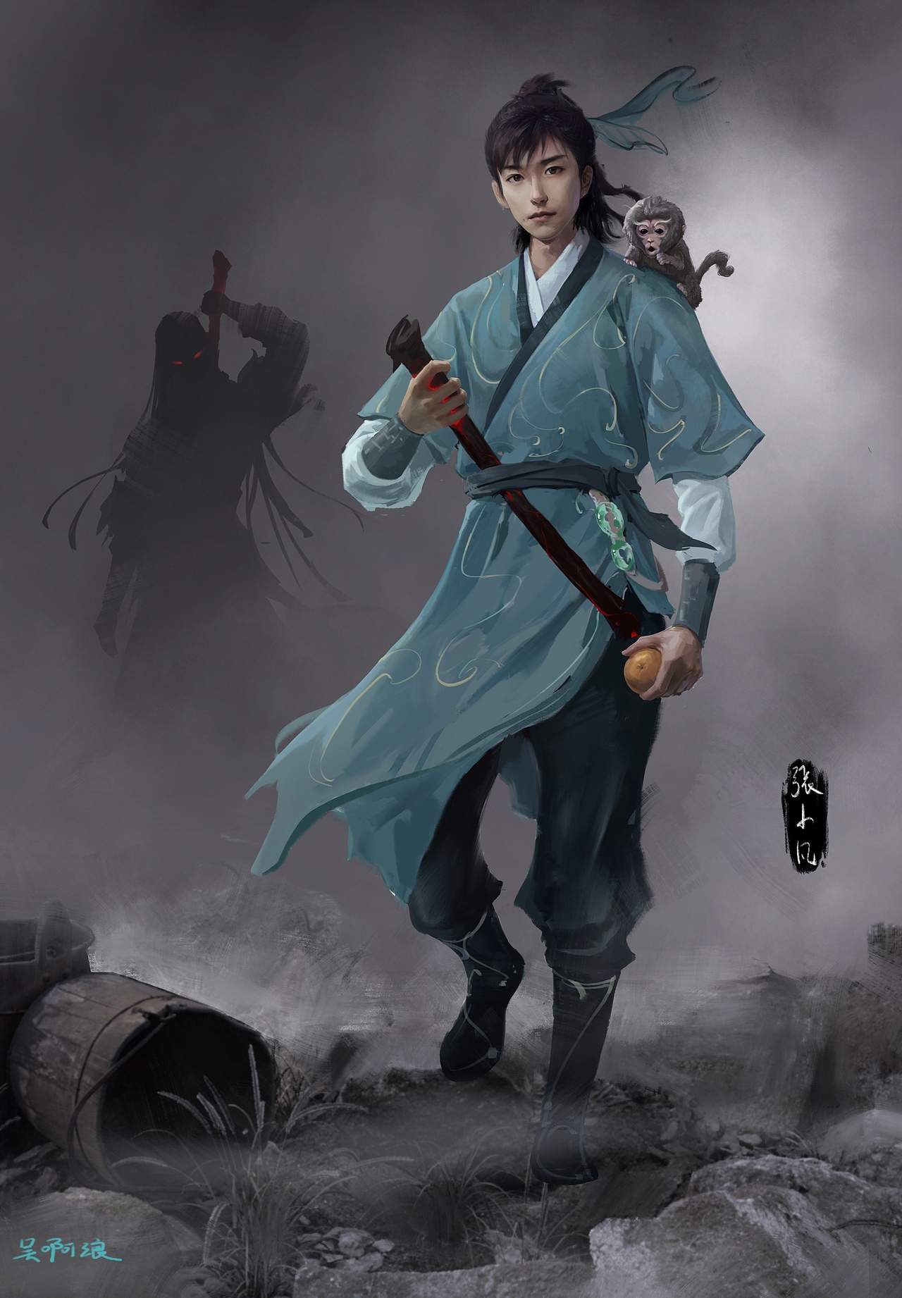 之前画的图。（图ZMjIxMzMxMjQ4） - 概念设定 - 站酷设计师吴啊浪原创素材 - 站酷ZCOOL