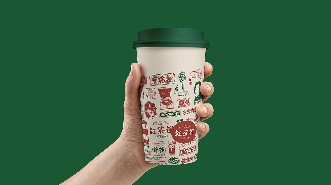 天工创设 | 港式茶饮品牌VI设计 logo设计 红茶馆 奶茶