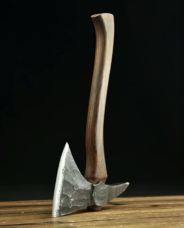 和风堂美术刀剑 锰钢夹钢手斧/飞斧（图ZMjA1NjA2NjA0） - 工艺品设计 - 站酷设计师和风堂美术刀剑原创素材 - 站酷ZCOOL