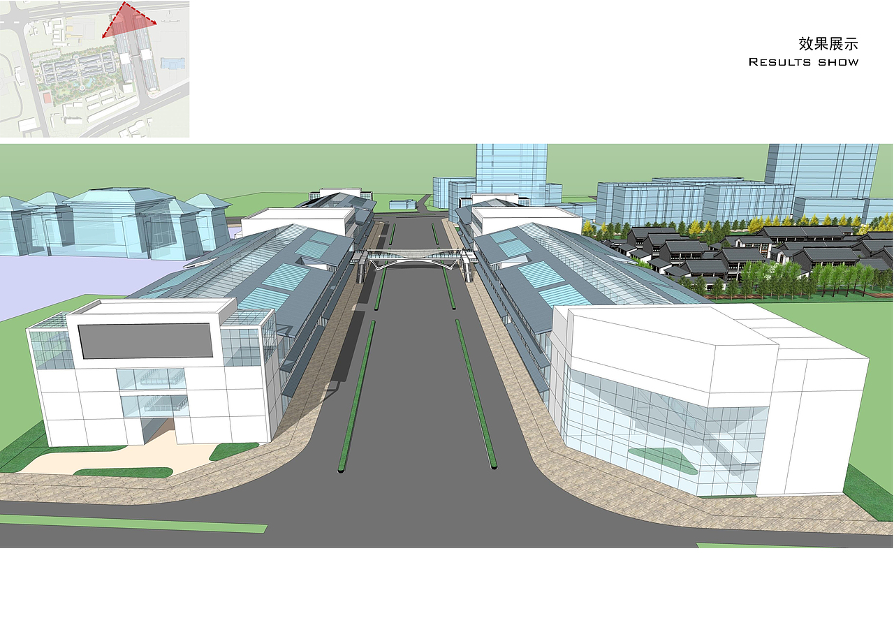 蒲城县云麾路商业步行街规划设计