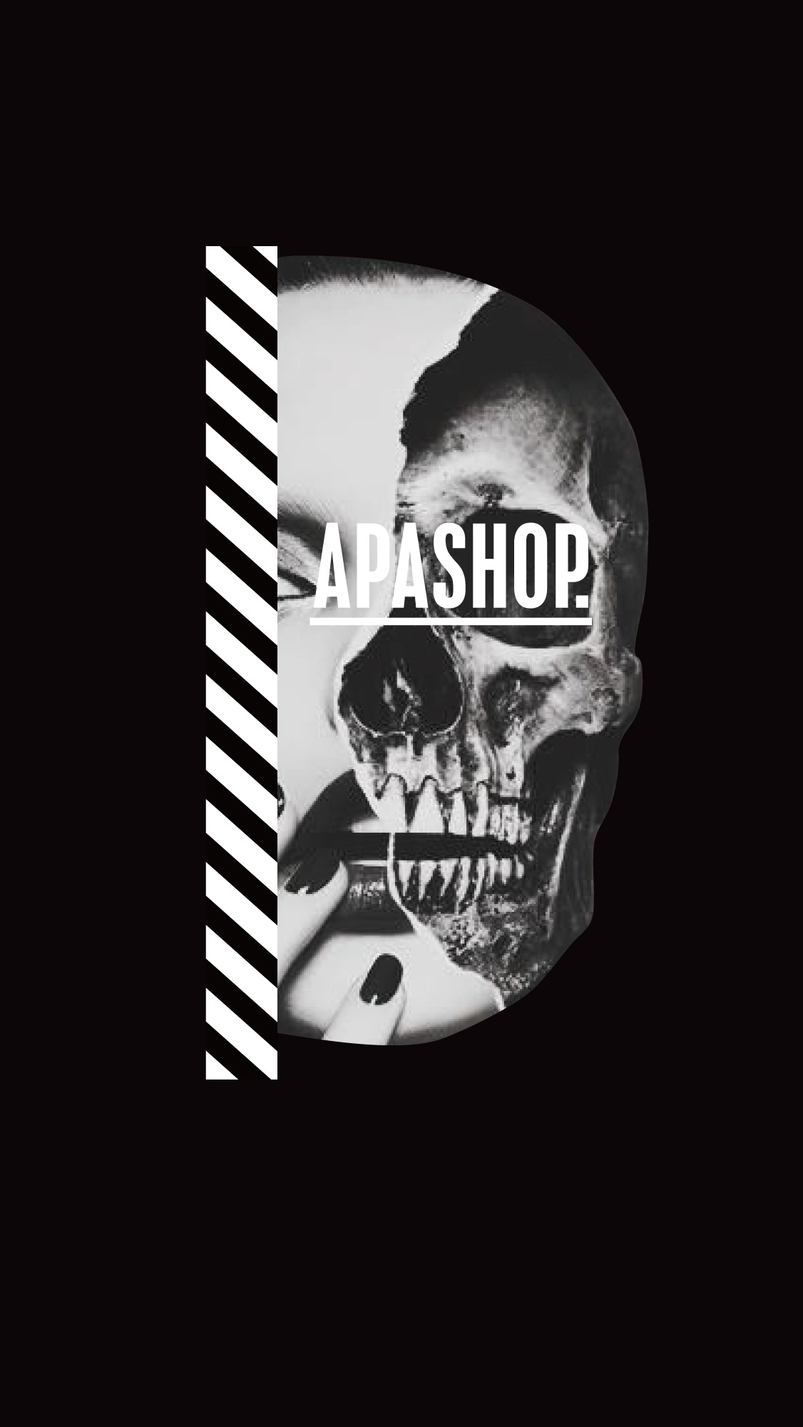 关于骷髅元素的手机壁纸 design by apashop|平面|图案|yonkos - 原创