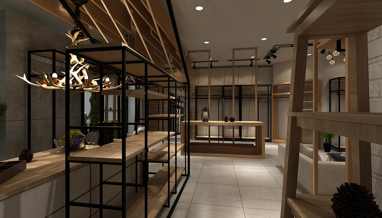 服装店（图ZMTE5ODU1NzQw） - 展陈设计 - 站酷设计师湖霸霸原创素材 - 站酷ZCOOL