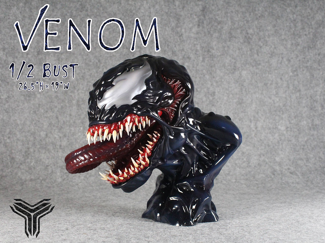 毒液胸像（漫画版）（图ZMTU2NzMzNjgw） - 手办/模玩 - 站酷设计师吉吉子_Clark原创素材 - 站酷ZCOOL