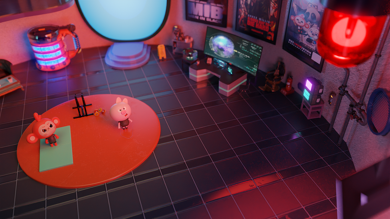 皮皮&贝肯熊IP联名动画推广