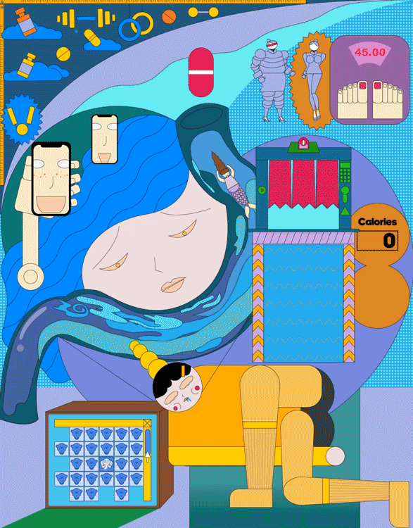 PRESSURE DREAM(图ZMjAxNTI4MTQ4) - 艺术插画 - 站酷设计师YIM野姆原创素材 - 站酷ZCOOL