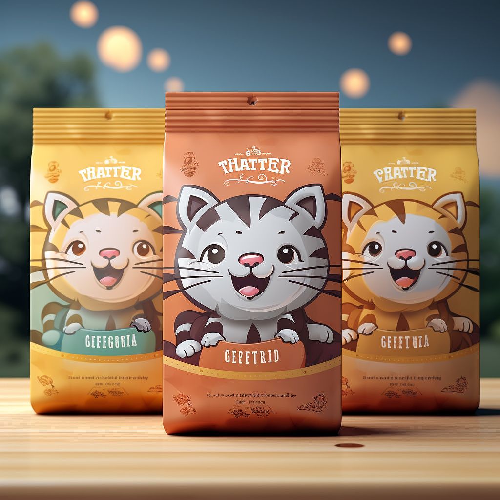 小老虎零食包装设计袋装包装设计