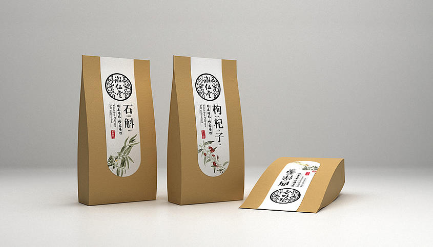 淮仁堂保健品包装 曦芝品牌设计（图ZMjMyOTk1MjQ=） - 包装 - 站酷设计师东方九重境原创素材 - 站酷ZCOOL