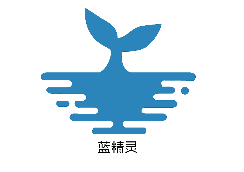 蓝精灵logo设计