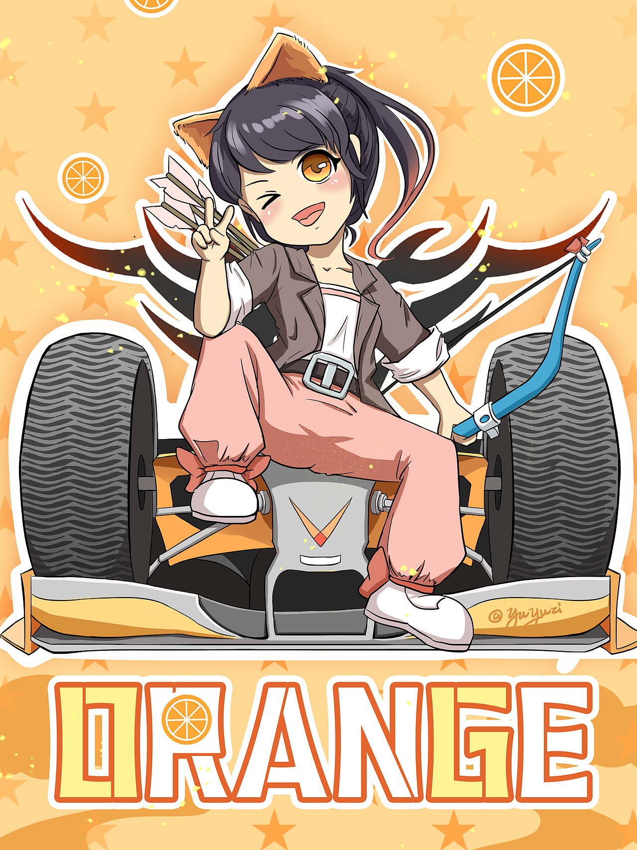 卡丁车女孩（图ZMjYxNDY0MjQ0） - 创作习作 - 站酷设计师飞天小女警i原创素材 - 站酷ZCOOL