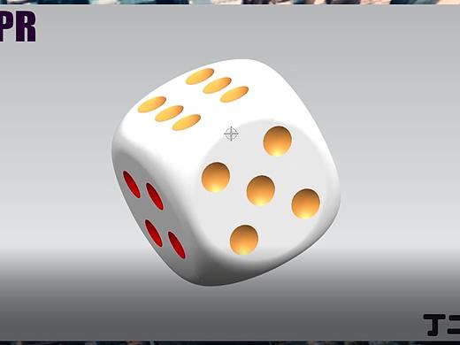 UG骰子建模 曲面建模