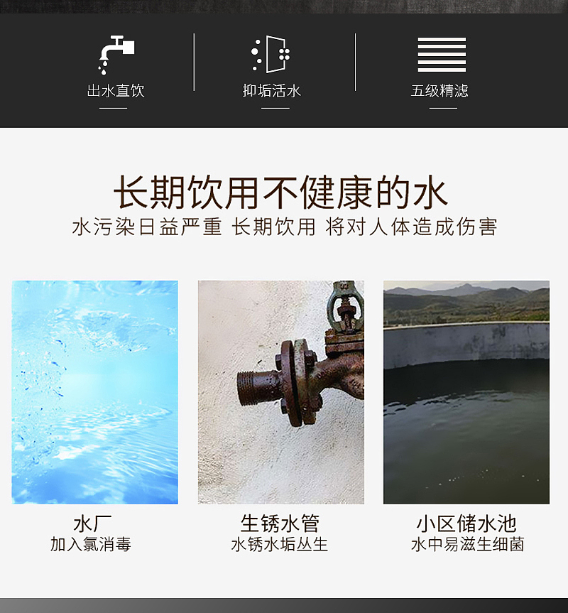 智能纯水机详情页