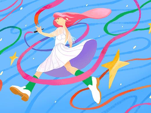 wacom one里挑一 插画比赛(个人主页-ZNDMwODMzNTI=) - 商业插画 - 站酷设计师AliceZhouTT原创素材 - 站酷ZCOOL
