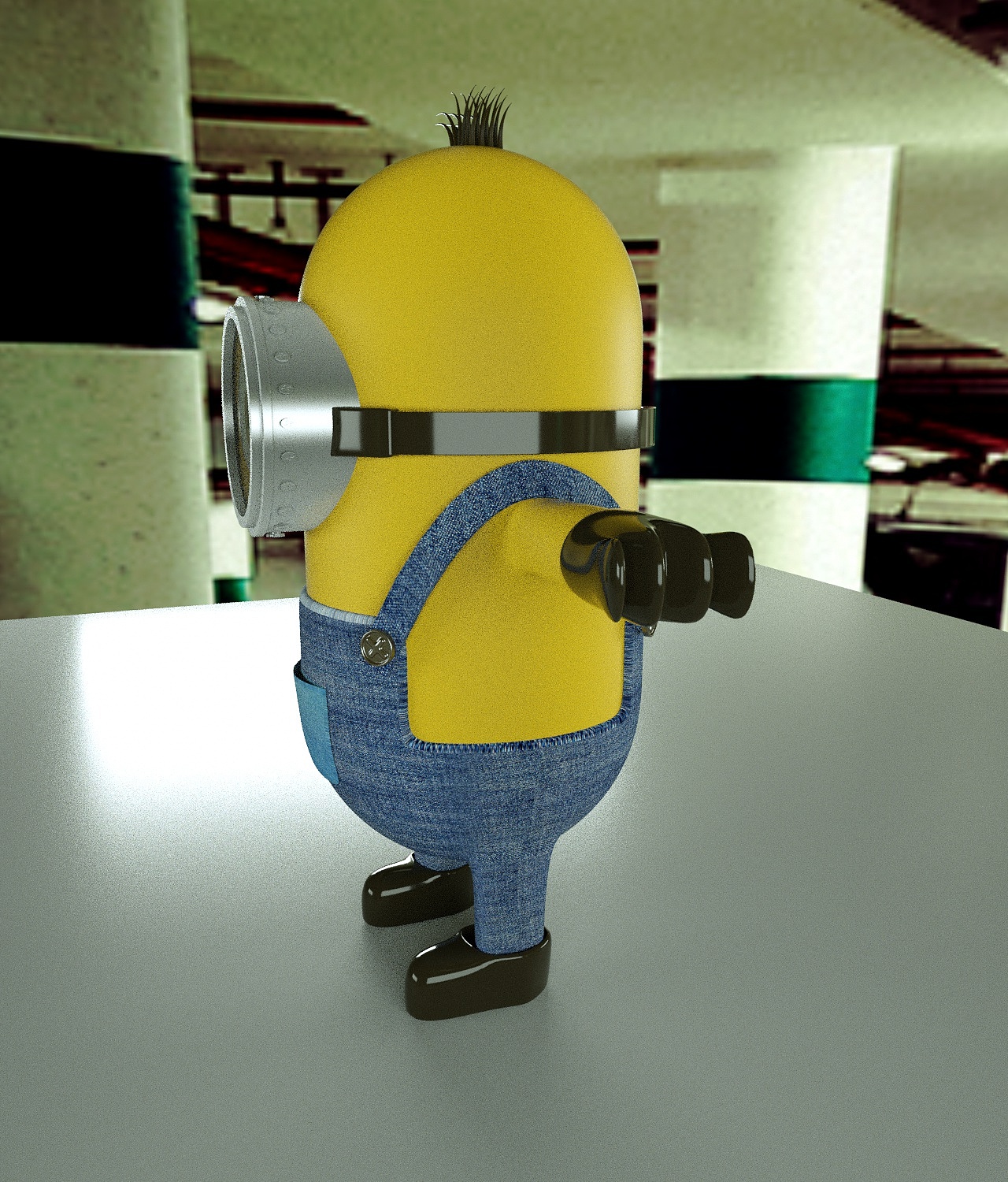 c4d学习状况汇报----小黄人