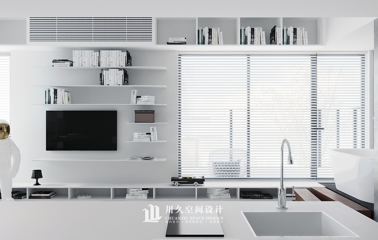 现代住宅公寓表现