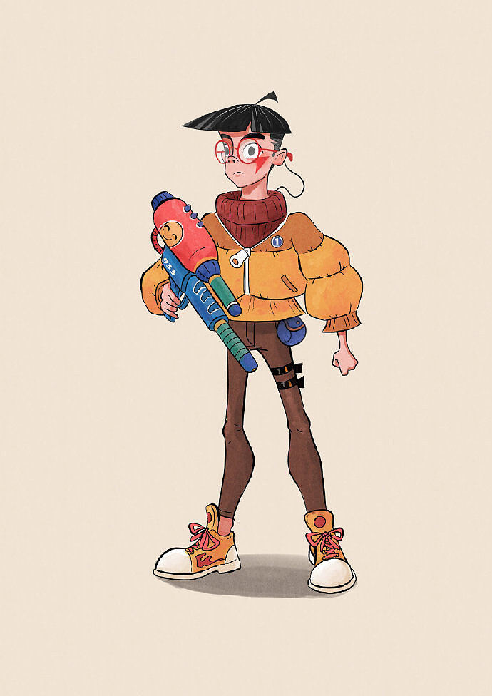 动画角色设计稿（4P）（图ZMTcxMTAwNzc2） - 其他动漫 - 站酷设计师也斋原创素材 - 站酷ZCOOL