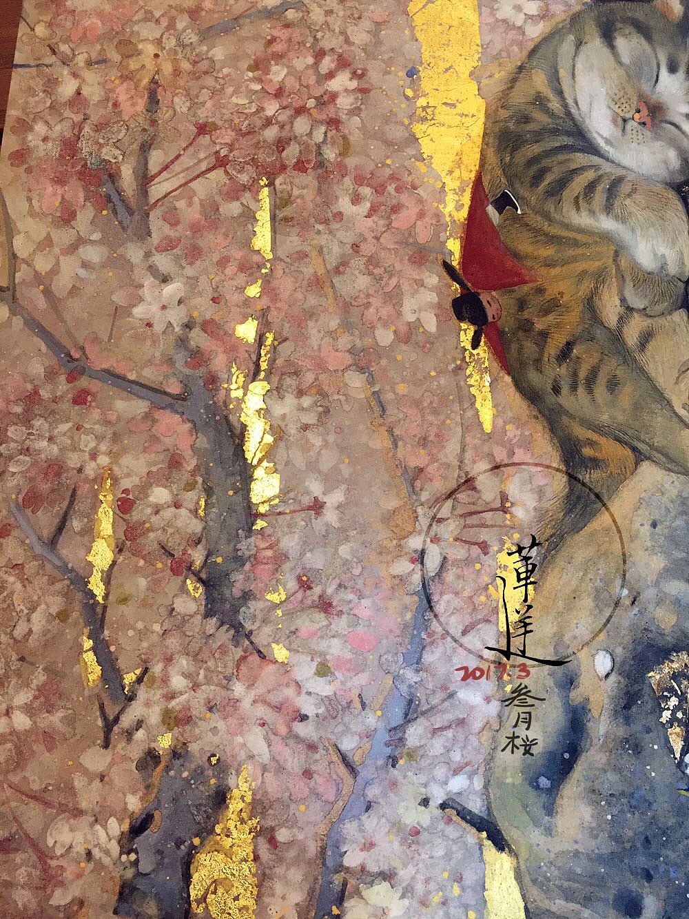 【岩彩】三月樱