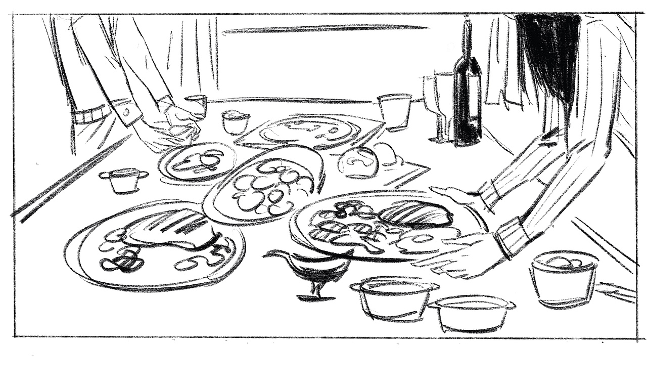 分镜——饿了么广告（图ZMjAyNTYxNTI0） - 设定/分镜 - 站酷设计师ER小耳朵原创素材 - 站酷ZCOOL