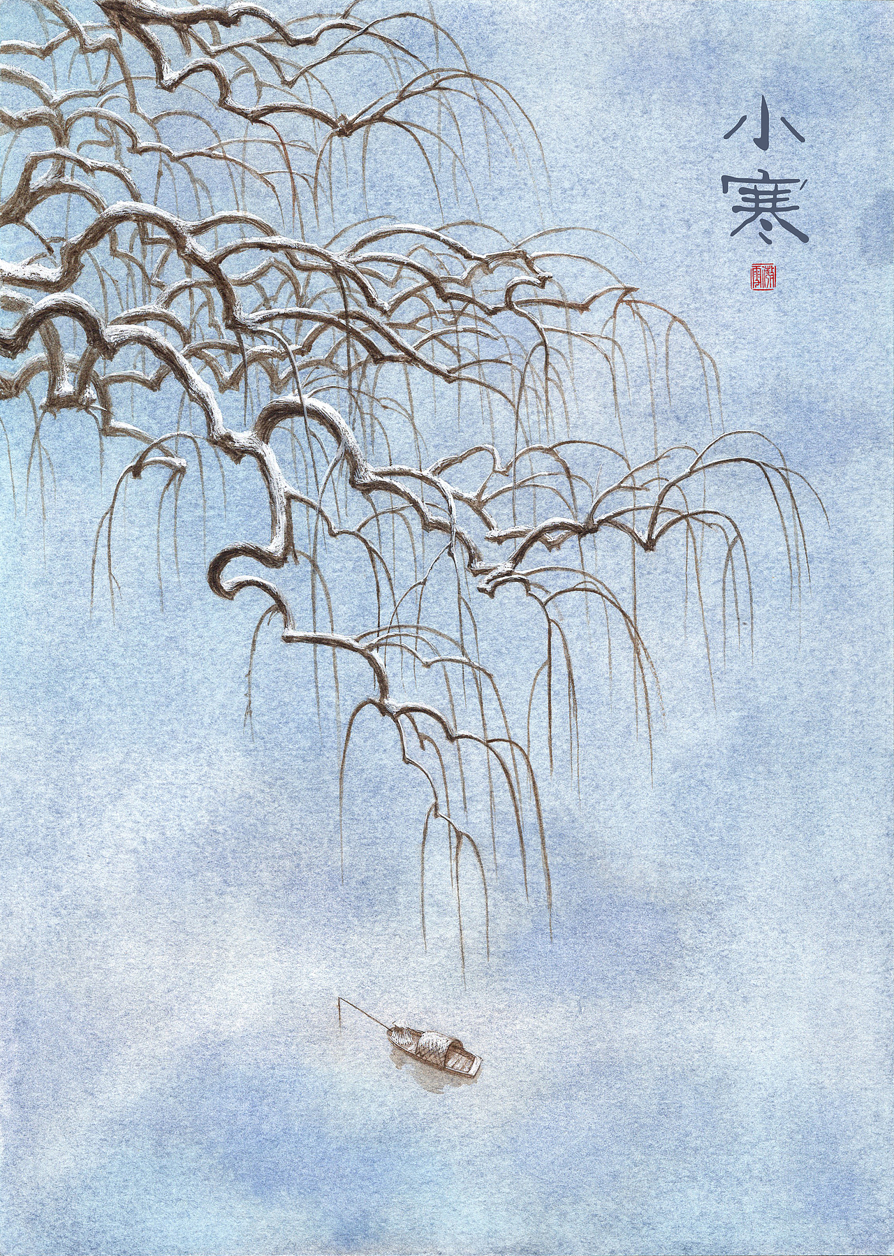 古风节气——冬（图ZMTMwNTg4MzIw） - 绘画 - 站酷设计师傲雪红梅的地盘原创素材 - 站酷ZCOOL