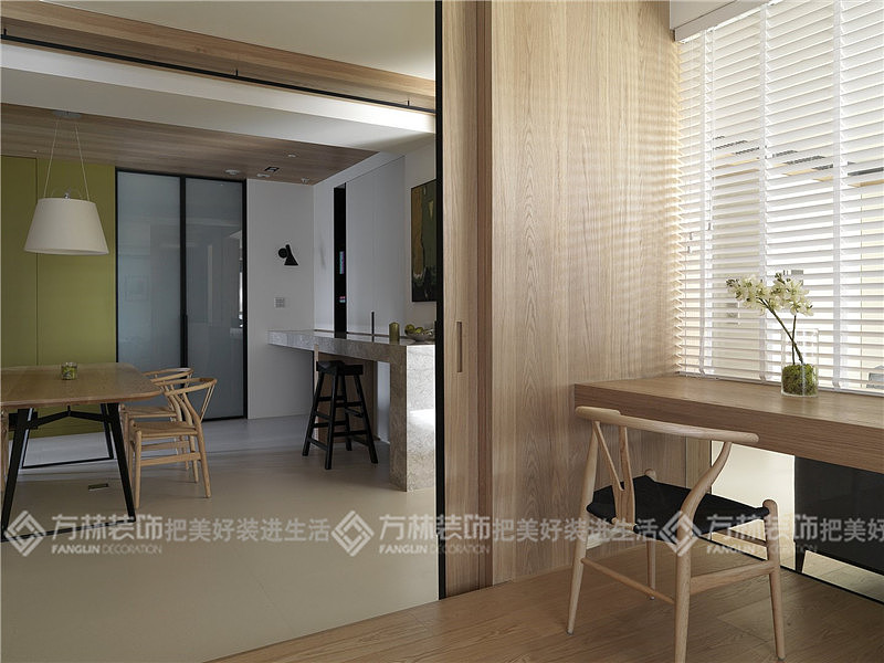 沈阳1918别墅装饰欧式风格书房效果图