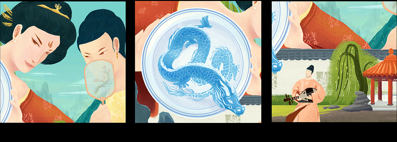 盛唐青瓷（图ZMjE4NTM5MTUy） - 概念设定 - 站酷设计师盐酸不酸原创素材 - 站酷ZCOOL