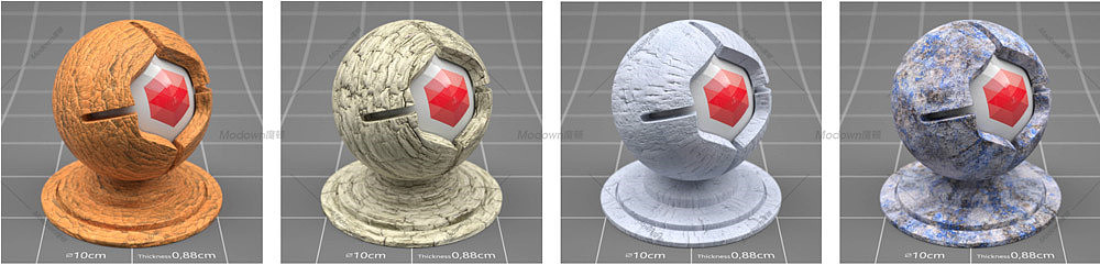 135个C4D Redshift渲染器2K高清rs材质预设（图ZMTkwNTA2NDY0） - 其他三维 - 站酷设计师Modown魔顿原创素材 - 站酷ZCOOL