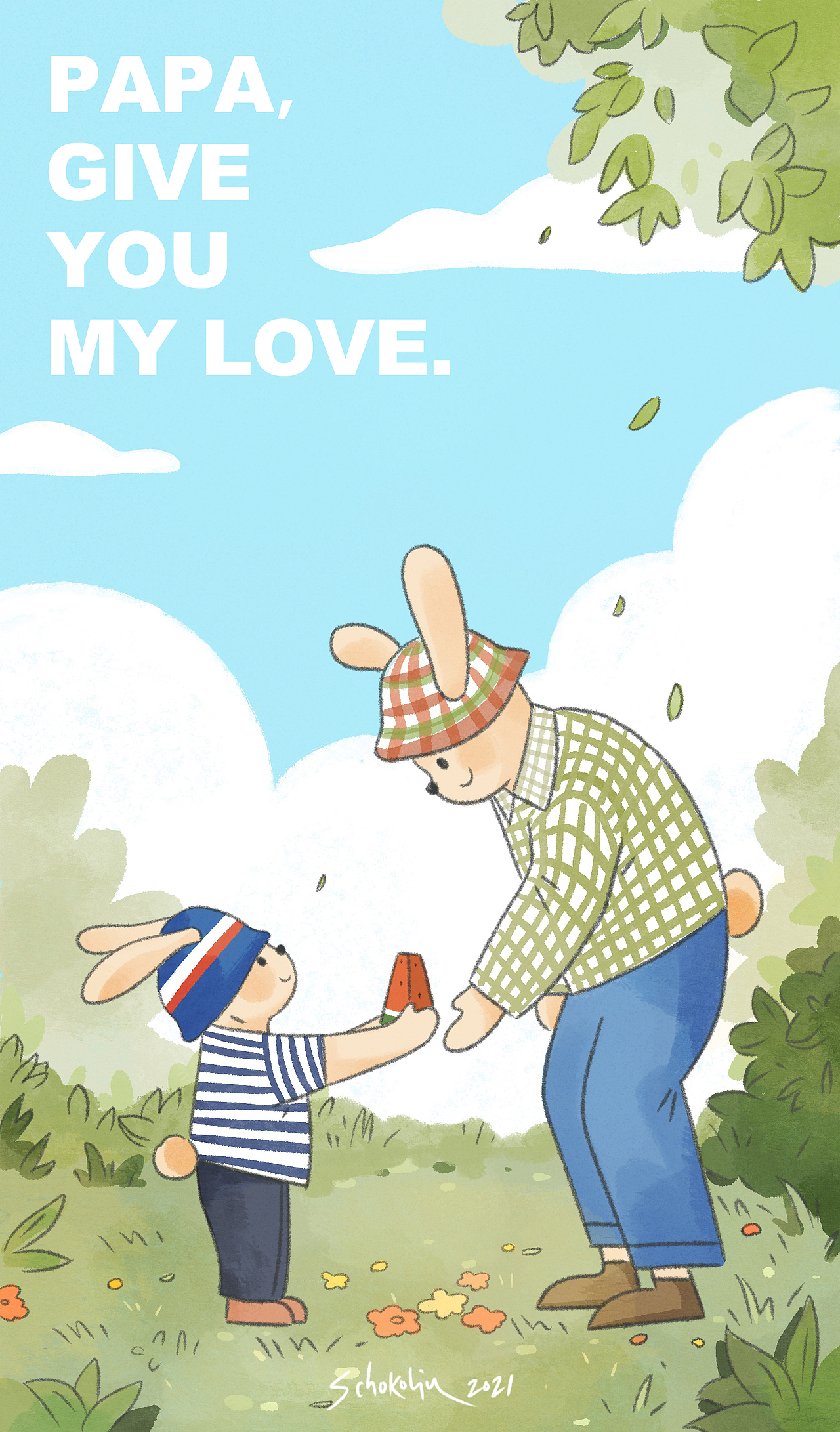 日常插画 / 夏日一起露营