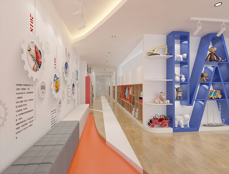 儿童教育机构装修设计效果图
