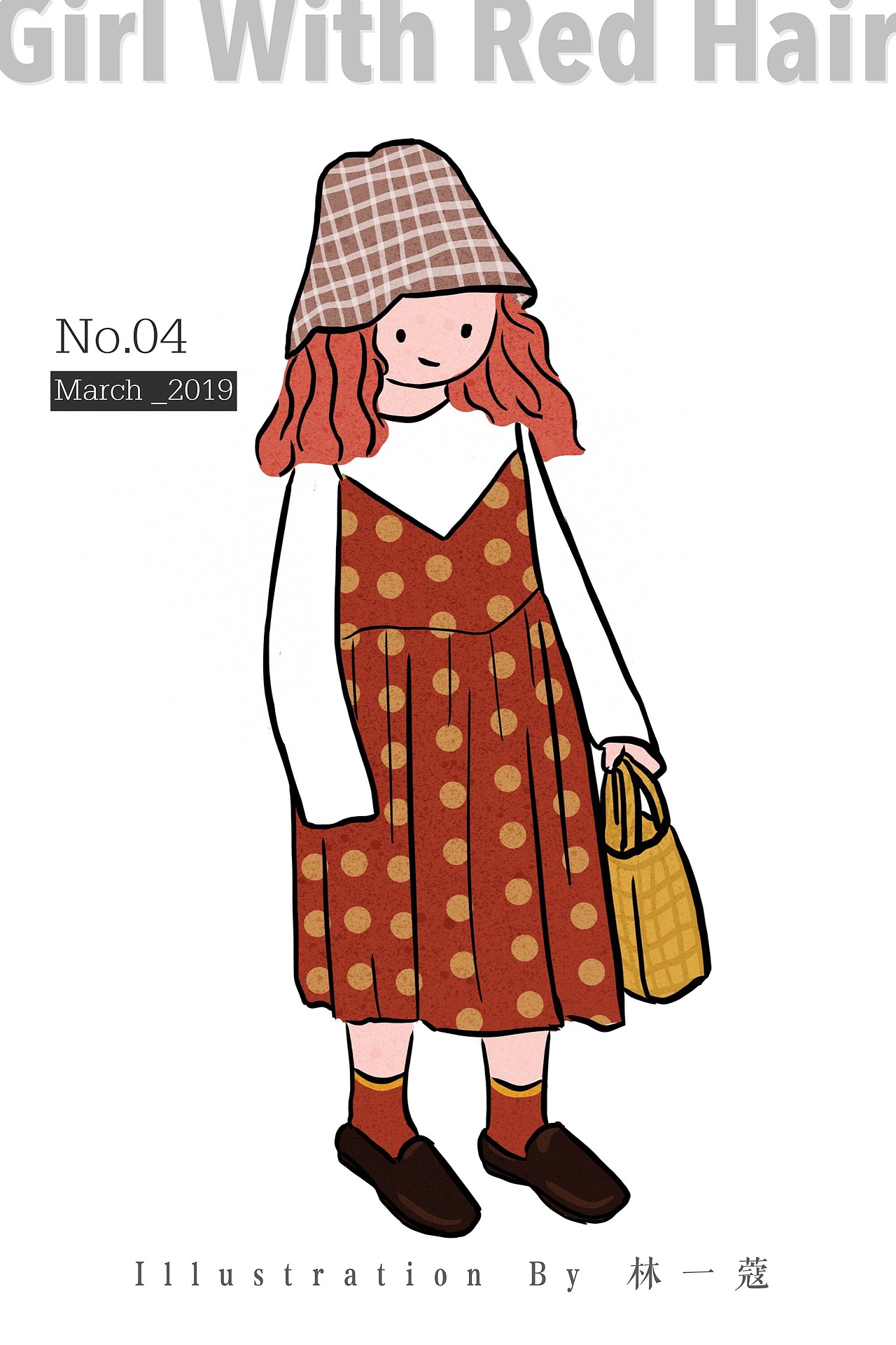 一组平涂风简笔插画