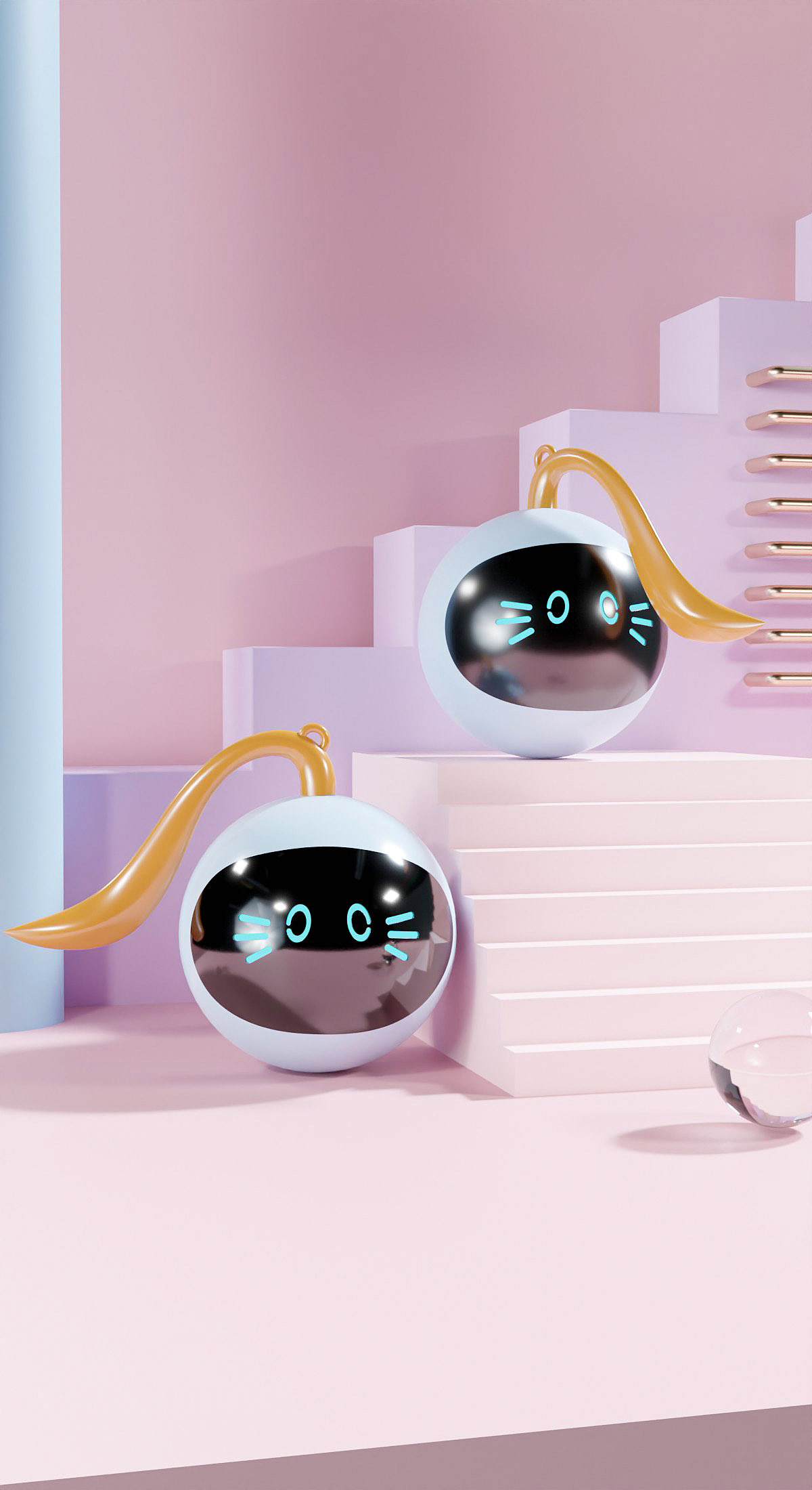 玩具球建模渲染效果图