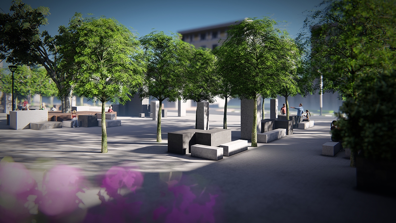 俄罗斯方块校园广场（图ZMTQxMDMzNTg4） - 景观设计 - 站酷设计师cDongDongDong原创素材 - 站酷ZCOOL