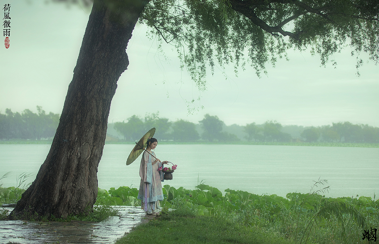 荷风微雨（图ZMjI4MjQ1NzUy） - 人像摄影 - 站酷设计师摄影师蝈蝈小姐原创素材 - 站酷ZCOOL