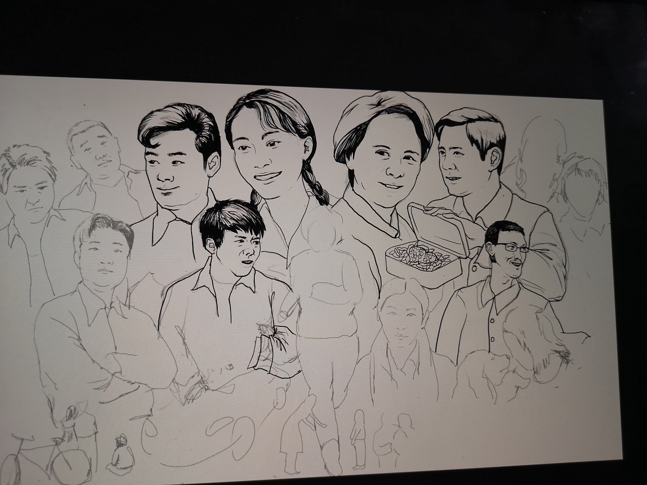 你好李焕英群像|插画|创作习作|余生莫指教 - 原创作品 - 站酷 (zcool