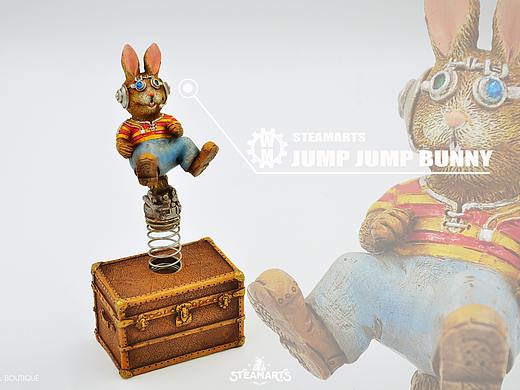 蒸汽工厂STEAMARTS全新系列JUMP JUMP系列 -跳跳兔