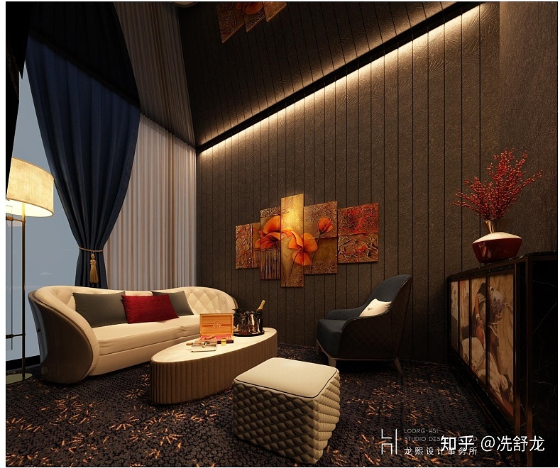 『龙熙设计事务所』-绛扇甘醴（图ZMTc5MjM2ODQ0） - 家装设计 - 站酷设计师龙熙设计事务所原创素材 - 站酷ZCOOL