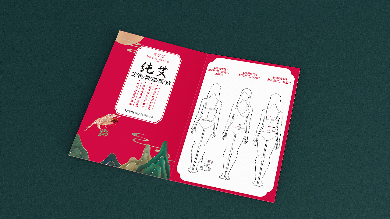 艾东东纯艾艾灸调理暖贴 》品牌设计