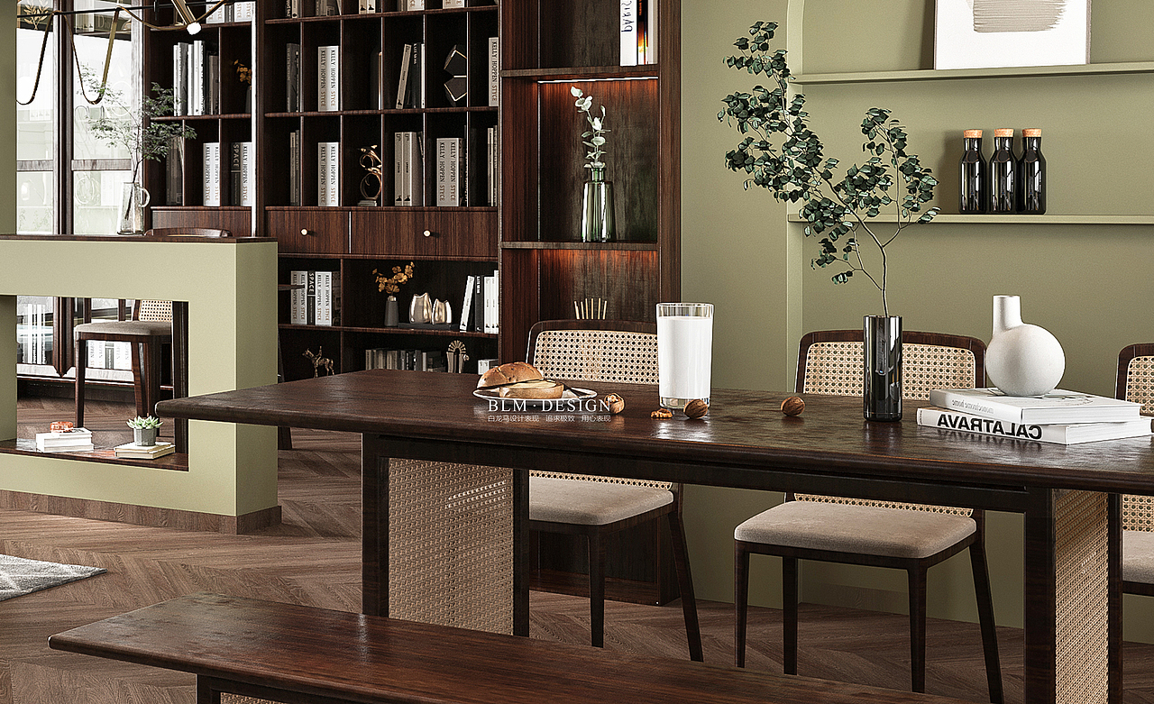 现代田园风——白龙马设计表现