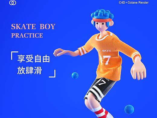 C4D人物建模临摹练习