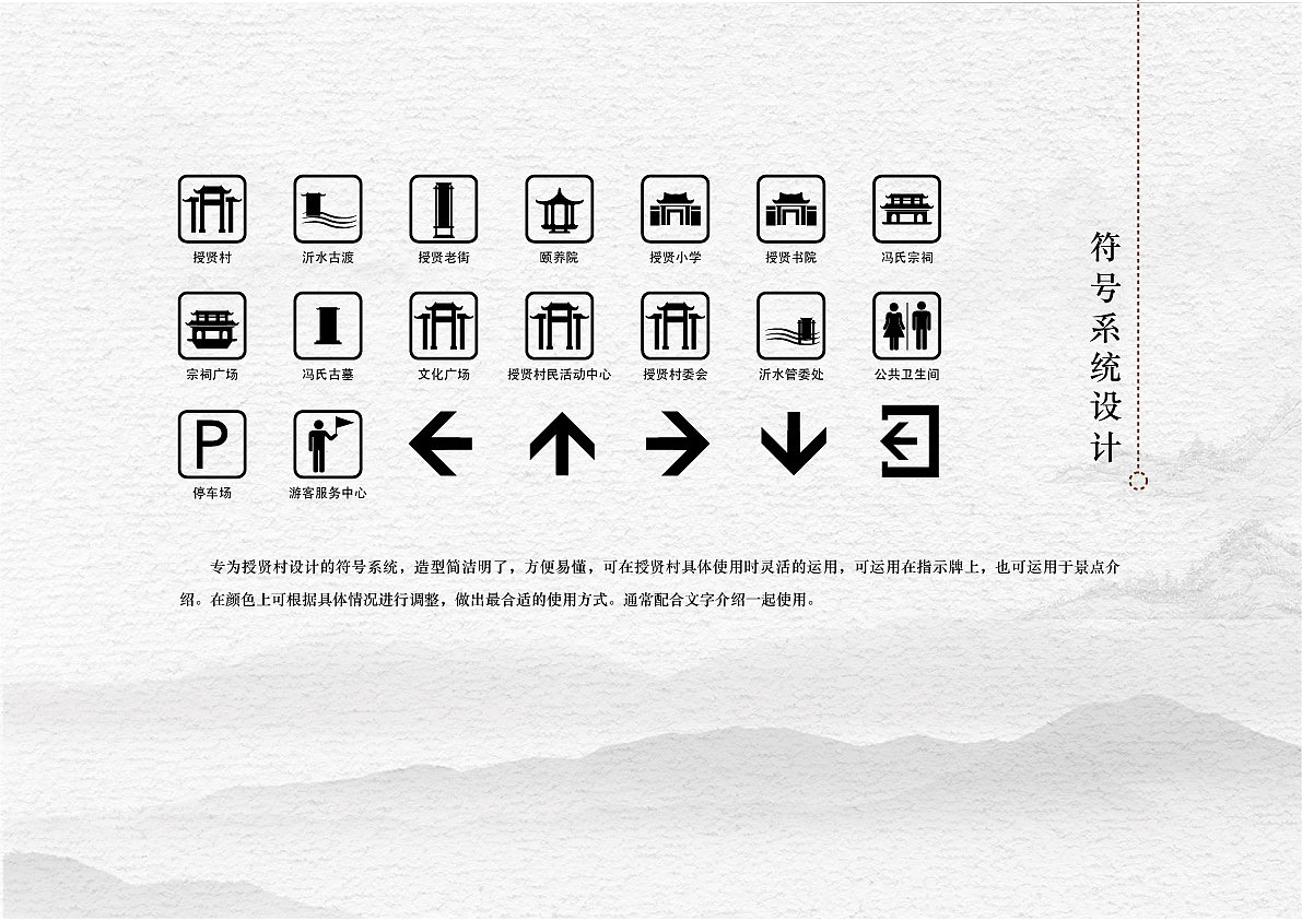授贤村导视系统设计  一次课程作业