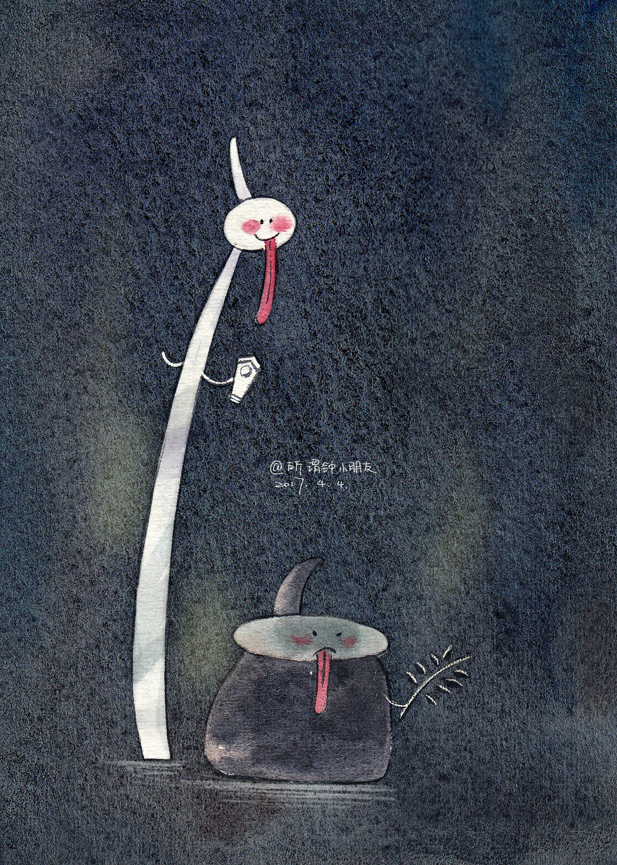 地府一家人~清明节也可以很可爱呐（图ZNzU2MTY2NDA=） - 儿童插画 - 站酷设计师钟小朋友原创素材 - 站酷ZCOOL