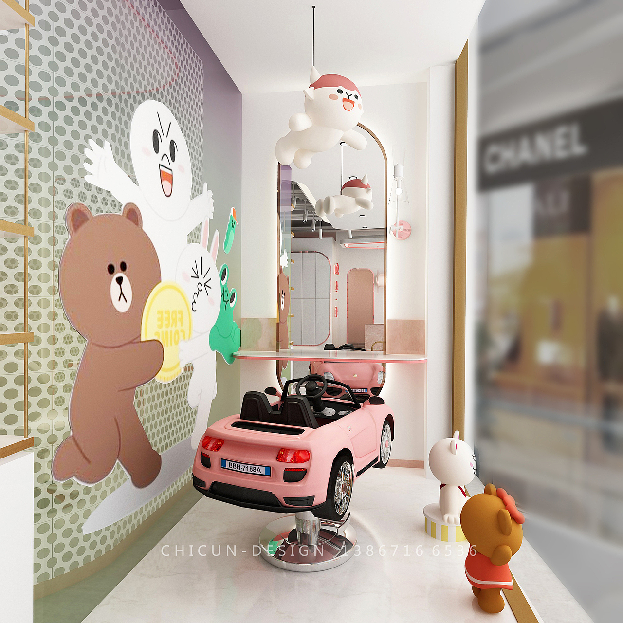 尺寸案例】丝颂-独特的视角发现美的所在，理发店设计（图ZMTQwMzM4NDI0） - 家装设计 - 站酷设计师尺寸设计原创素材 - 站酷ZCOOL