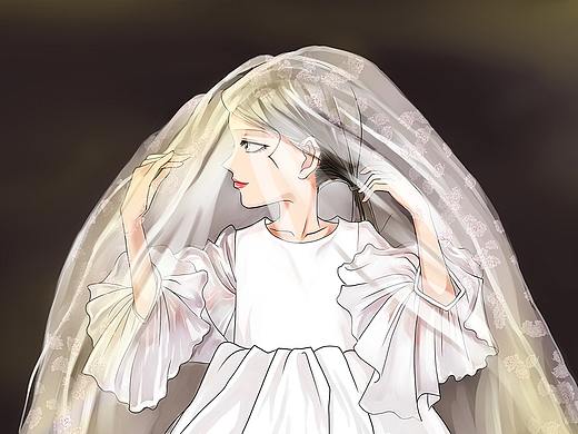 婚纱小萝莉