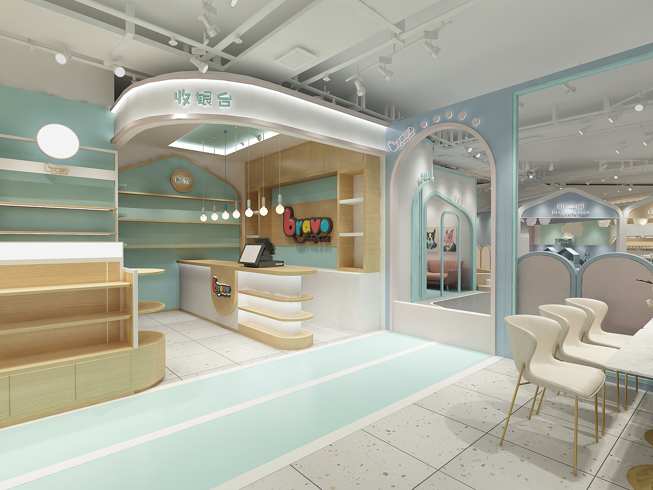 亲子餐厅，亲子乐园，零售店（图ZMjAwMTE3MDUy） - 家装设计 - 站酷设计师樊东风原创素材 - 站酷ZCOOL