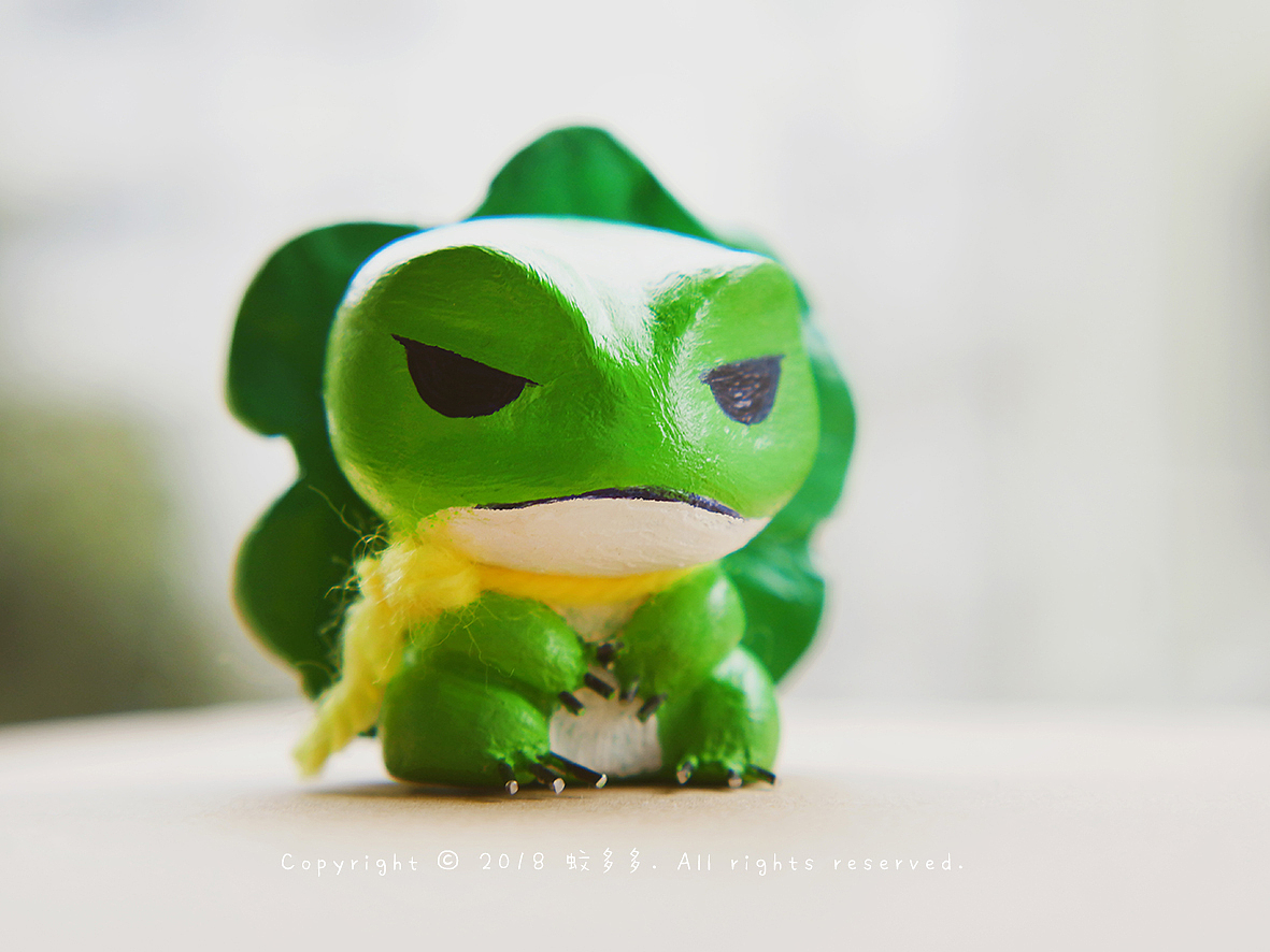旅行青蛙 自制黏土（图ZMTA1OTA4MzA4） - 手办/模玩 - 站酷设计师蚊多多原创素材 - 站酷ZCOOL