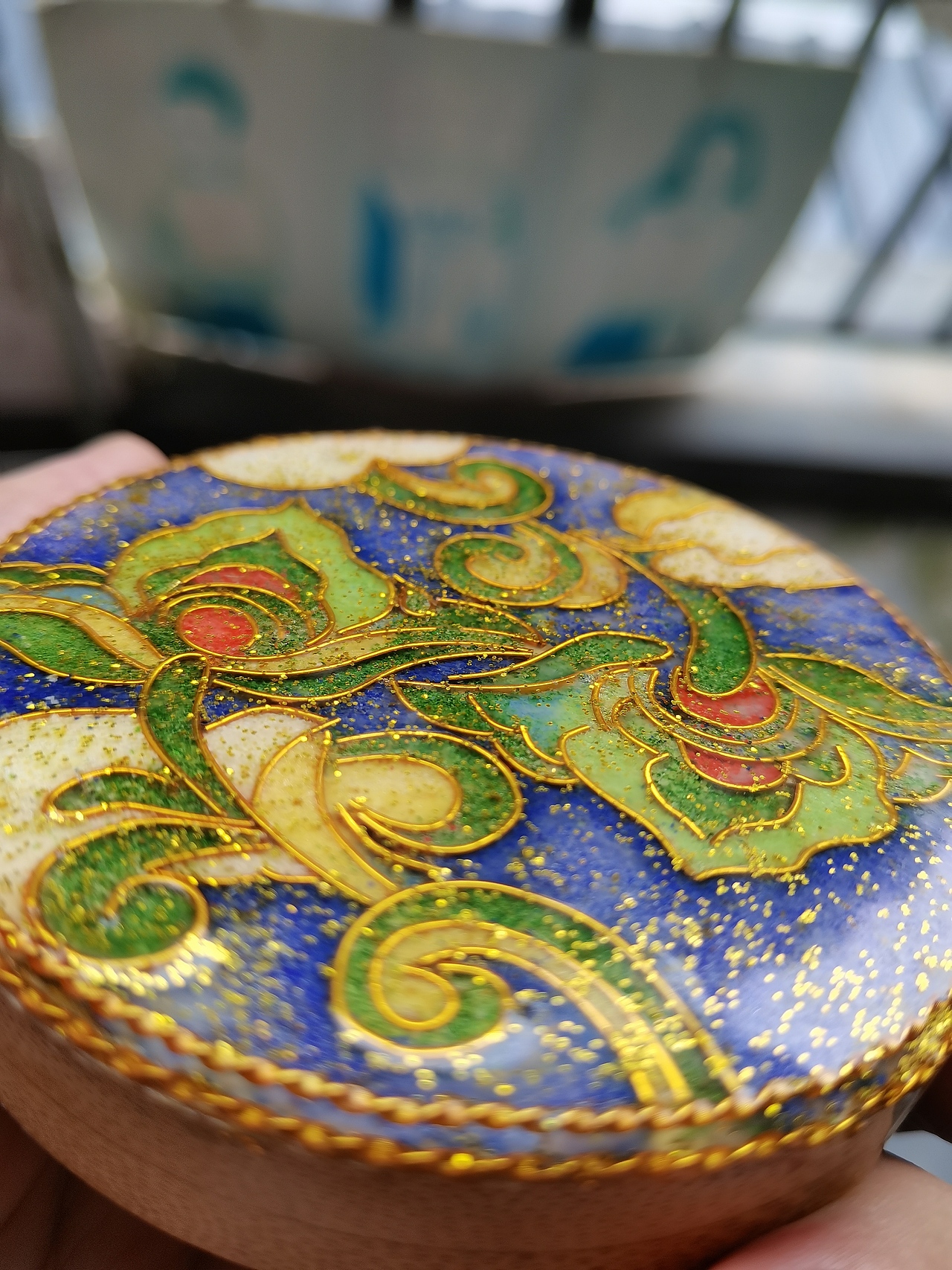 非遗工艺画-掐丝珐琅工艺画（图ZMjc4OTQ5MjQw） - 绘画 - 站酷设计师初夏倾情原创素材 - 站酷ZCOOL