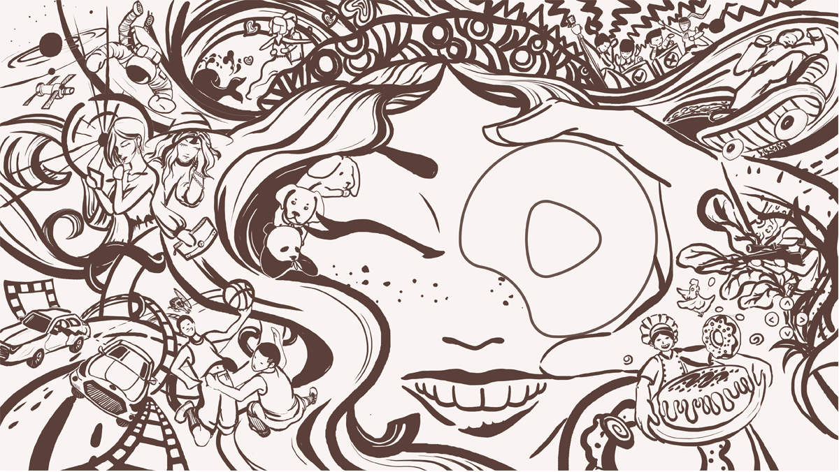 #西瓜视频# 给你新鲜好看（图ZMTMzOTY5MDMy） - 图案 - 站酷设计师绿鲤鱼XAS原创素材 - 站酷ZCOOL