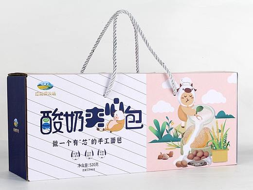 酸奶夹心包包装设计