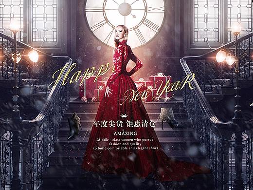 贝蒂佩琪女鞋海报 半品购